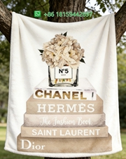 Chanel Throw Blankets